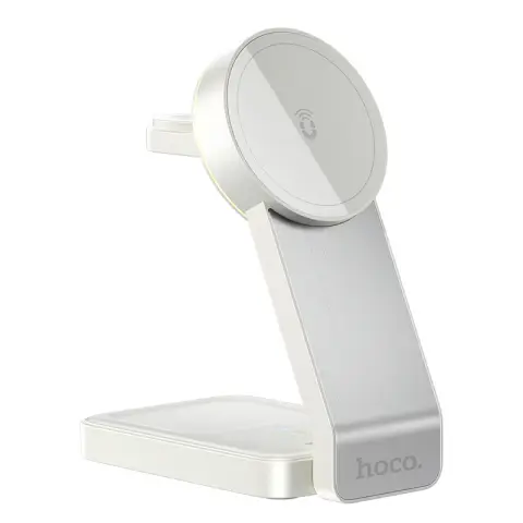 CQ3 3-in-1 Magnetic Wireless Motorcycle Charger - Milky White