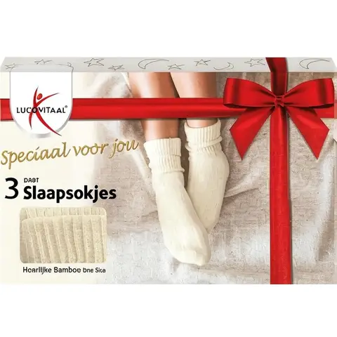 Lucovitaal Slaapsokken Bamboe Cadeaubox
