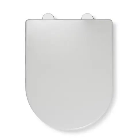 Croydex Toilet Seat Varano D Shape - White