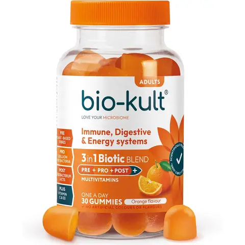 Bio-Kult Adult Multivitamin Daily Wellness Support Gummies Orange Flavour - 30 Gummies
