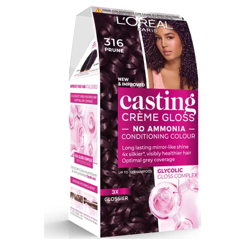 L'Oréal Casting Creme Gloss 316 Plum Brown Semi Permanent Hair Dye