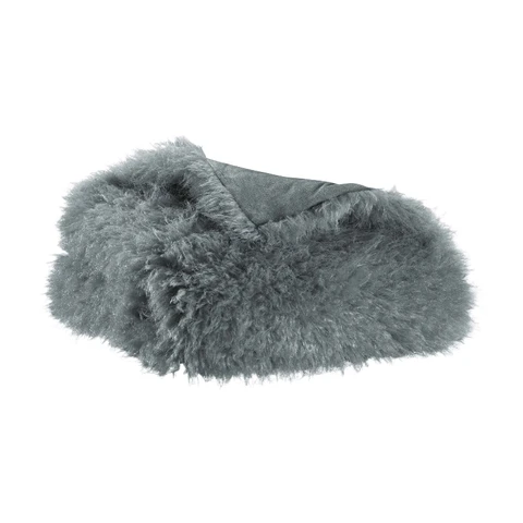 Vivaraise Plaid Betani ardoise - 130 x 160 cm