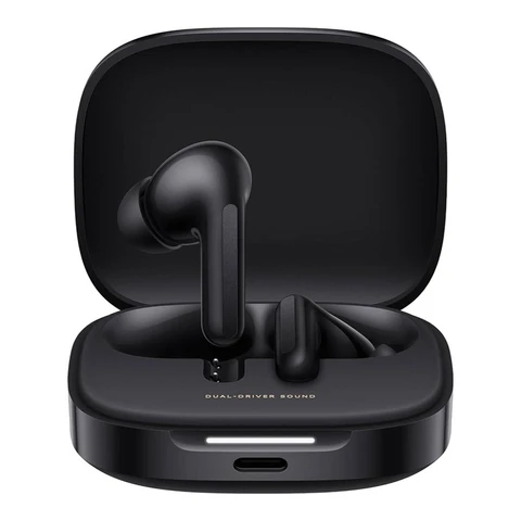 Redmi Buds 6 kabellose Bluetooth-In-Ear-Kopfhörer, Dual-Treiber, immersiver Klang, 49 dB aktive Geräuschunterdrückung, bis zu 10 h + 42 h Akkulaufzeit, IP54, Night·Black