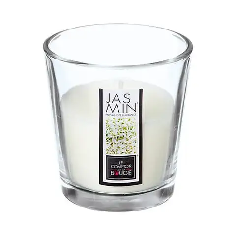 Duftkerze im Glas - 90 g - Jasminblüte
