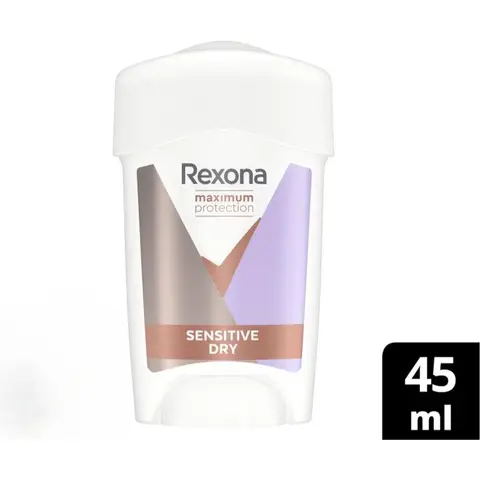 Rexona Deostick Creme - Max Protection Sensitive Dry 45 ml.