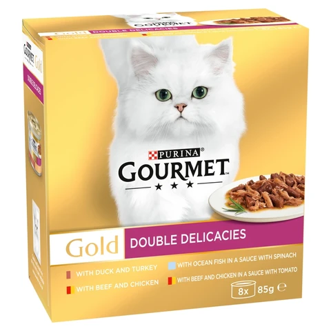 Gourmet Gold Double Delicacies 8 x 85g (680g)