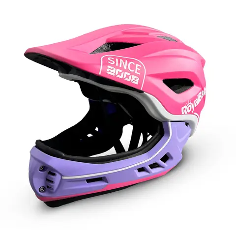 RoyalBaby + Casque Intégral avec Casque Rose
