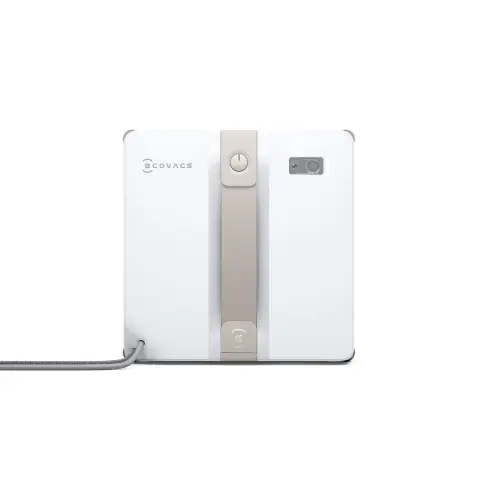 ECOVACS WINBOT MINI Fensterreinigungsroboter, Kompaktes Design, Dual-Spray mit Ultraschallvernebelung, 9-Stufen-Schutzsystem, Intelligente Pfadplanung, 4 Reinigungsmodi, Absturzsicherung, Weiß