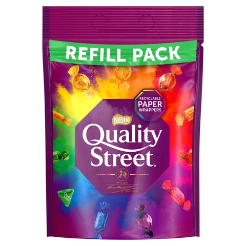 Quality Street Chocolate Christmas Refill Bag 685g