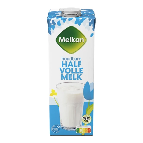 Melkan Houdbare Halfvolle Melk 1000ml