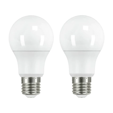 Morrisons Light Bulb LED Globe Frosted Screw A60 Warm White 7.3W 806 Lumens Dimmable 2pcs