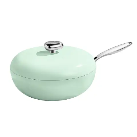 VELOSAN 32cm Cast Aluminium Wok with Lid