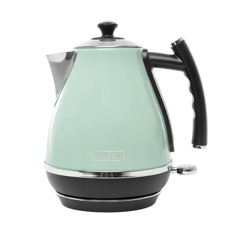 Haden Cotswold Kettle, Rapid Boil, Coated Stainless Steel, Cordless, 1.7L, Sage Green - 183538