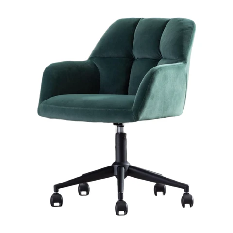 chairus Desk Chair Velvet Home Office Chair 360° Swivel Task Chair with Adjustable Height