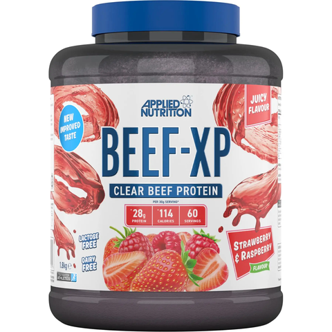 Applied Nutrition Beef XP Protein Powder Strawberry and Raspberry Flavour - 1.8 kg