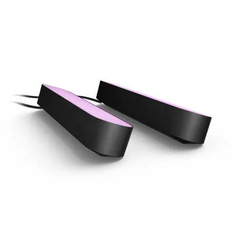 Philips Hue Play White & Colour Ambiance Smart Light Bar Double Pack Base Unit, Black