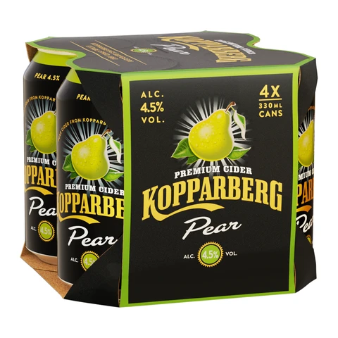 Kopparberg Pear Can - 4.5% 4x330ml