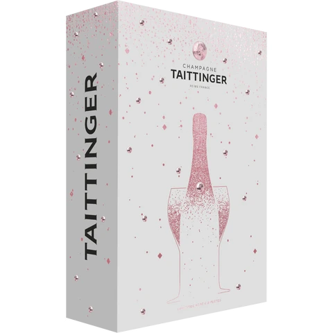 Champagne Taittinger Taittinger prestige rosé & 2 gläser ps 0,75 L
