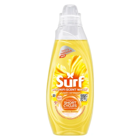 Surf Liquid Laundry Detergent, Magnifi-Scent Sunshine Blossom, 31 Washes, 837ml