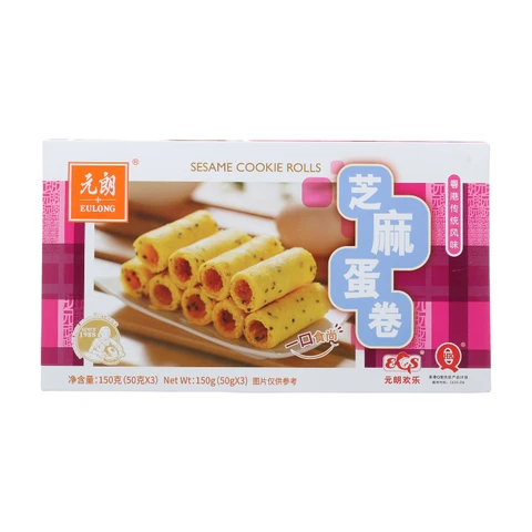 EULONG Rouleaux aux œufs croustillants au sésame - 150 g