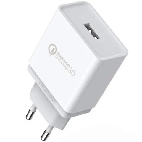 Ugreen CD122 Quick Charge 3.0 18W 3A USB Fast Charger White (10133)