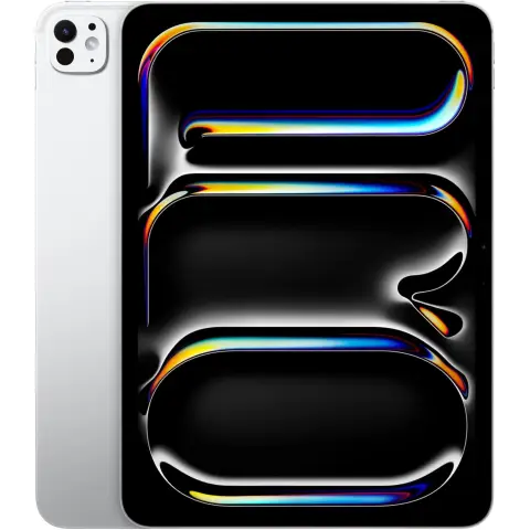 Apple 13 iPad Pro (M4): Ultra Retina XDR Display, 256 GB, 12MP Landschafts-Frontkamera/12MP Rückkamera, LiDAR-Scanner, WiFi 6E, Face ID, Ganztägige Batterie, Standardglas - Silber