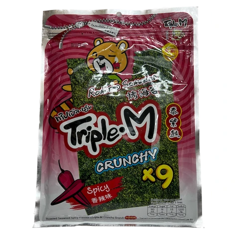 Triple-M Geröstete Algenblätter Scharf 45g(Best Before2026-01-15)