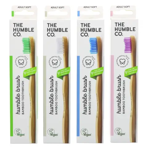 Humble Toothbrush Adult Mixed Soft Pk