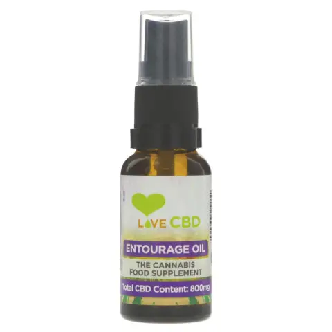 LOVE CBD - Entourage CBD Oil - 800mg Per Bottle - 20ML