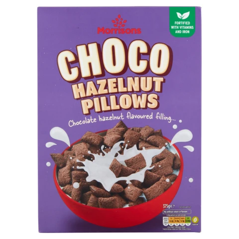 Morrisons Choco Nut Pillows 375g