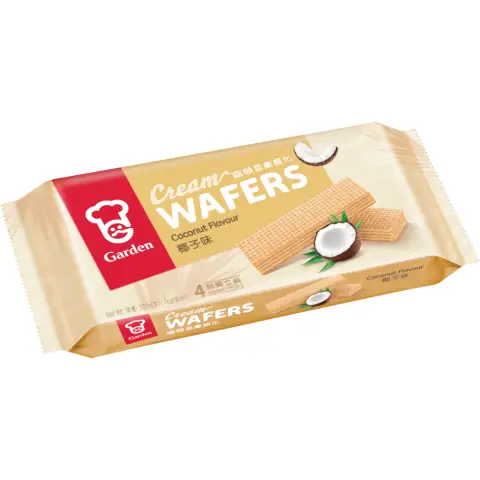 Garden Cream Wafer Coconut Flavour 200g 嘉顿威化饼干椰汁味200G