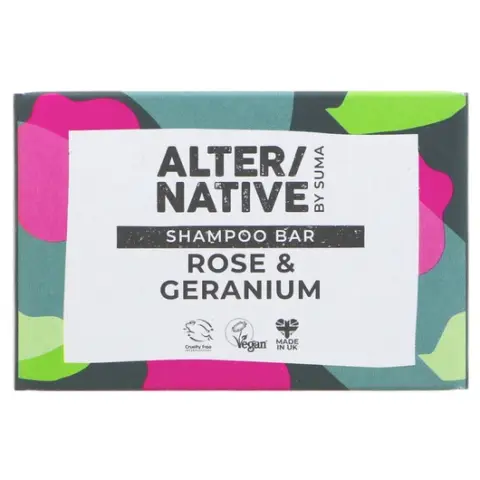 Alter/native By Suma Shampoo Bar - Rose & Geranium 1×95g