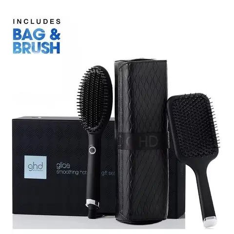 ghd Iced Luxe-Kollektion - Glide-Geschenkset - glättende Hot-Brush