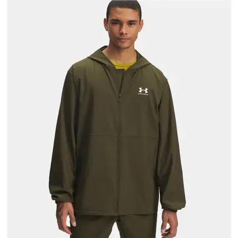 Under Armour Stretch Woven Men's Windbreaker - Expedition Green