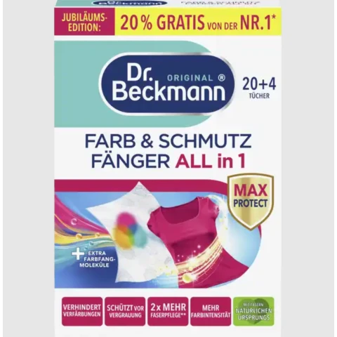 Dr. Beckmann Farb- & Schmutzfänger All in 1 Max Protect 20+4 St