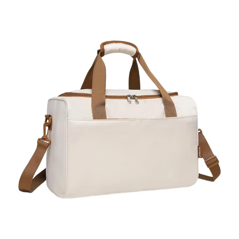 Kono Ryanair 40x20x25 Under The Seat Holdall Cabin Hand Luggage Carry-On Travel Bag 20L (Cream)