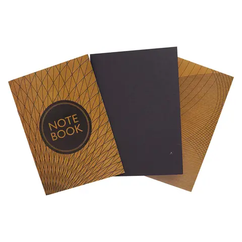 Noteworthy A5 Notebook Set Woven Lines, Pack of 3