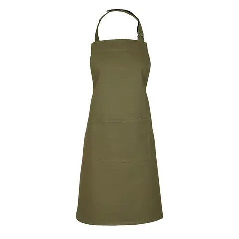 Dexam Apron Love Colour 100% Cotton Olive Green