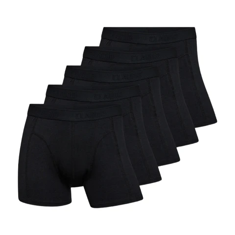 Claudio 5er-Pack Boxershorts Schwarz Größe L