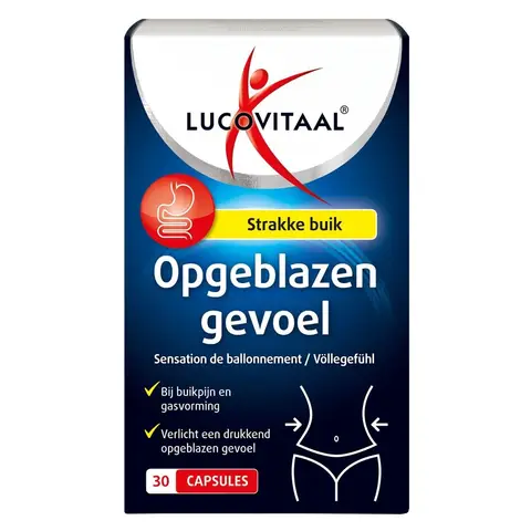 Lucovitaal Opgeblazen Gevoel Capsules CE