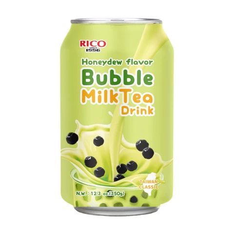 RICO Bubble tea au lait saveur melon miel - 350 ml
