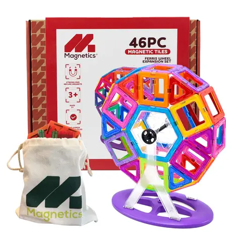 Magnetics Magnetic Building Tiles 76 Piece Set