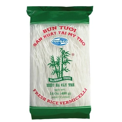 Bamboeboom rijstnoedels Bun Toui 400g