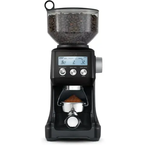 Sage the Smart Grinder™ Pro Coffee Grinder, Dosing iQ™ Technology, 60 Grind Settings, Conical Burr, Black Truffle - SCG820BTR4GUK1