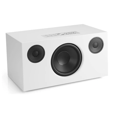 audio pro C10 MkII Enceinte multiroom compacte sans fil Wifi avec Airplay2, Bluetooth et Google Cast - Blanc