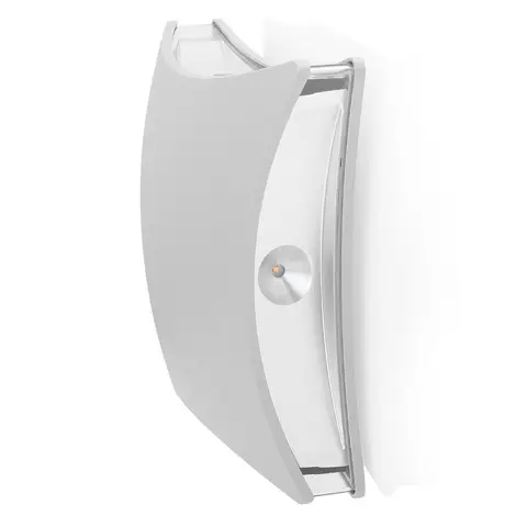 LED Wall Light Brushed Aluminium
