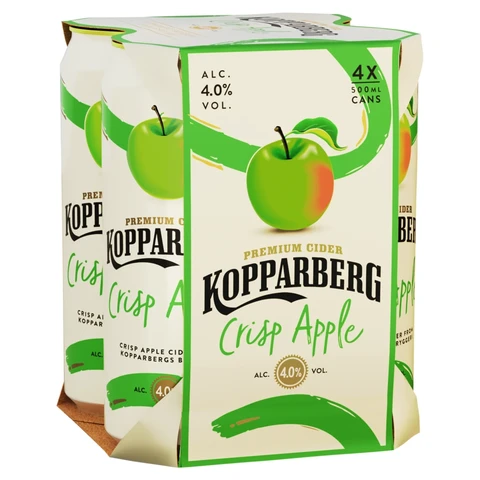 Kopparberg Crisp Apple - 4% 4X500ml