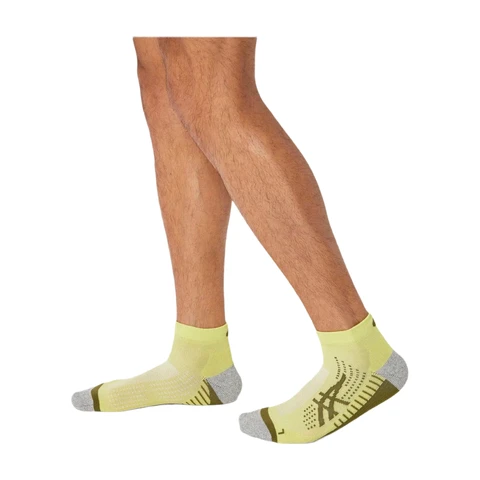 ASICS ICON RUN QUARTER SOCK GLOW YELLOW / CACTUS