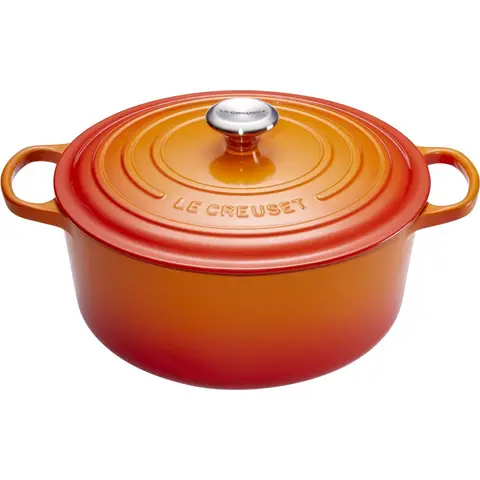 Le Creuset Signature Braadslede Rond 20cm ovenrood