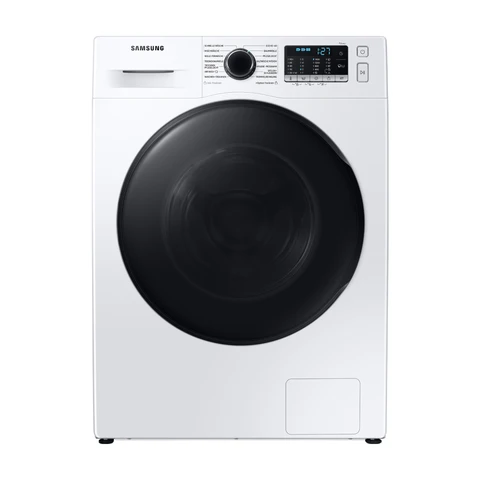 Samsung WD81TA049BE/EG Waschtrockner, 8/5 kg, 1400 U/min, Ecobubble, Air Wash, Hygiene-Dampfprogramm, Digital Inverter Motor, Weiß [Energieklasse E]